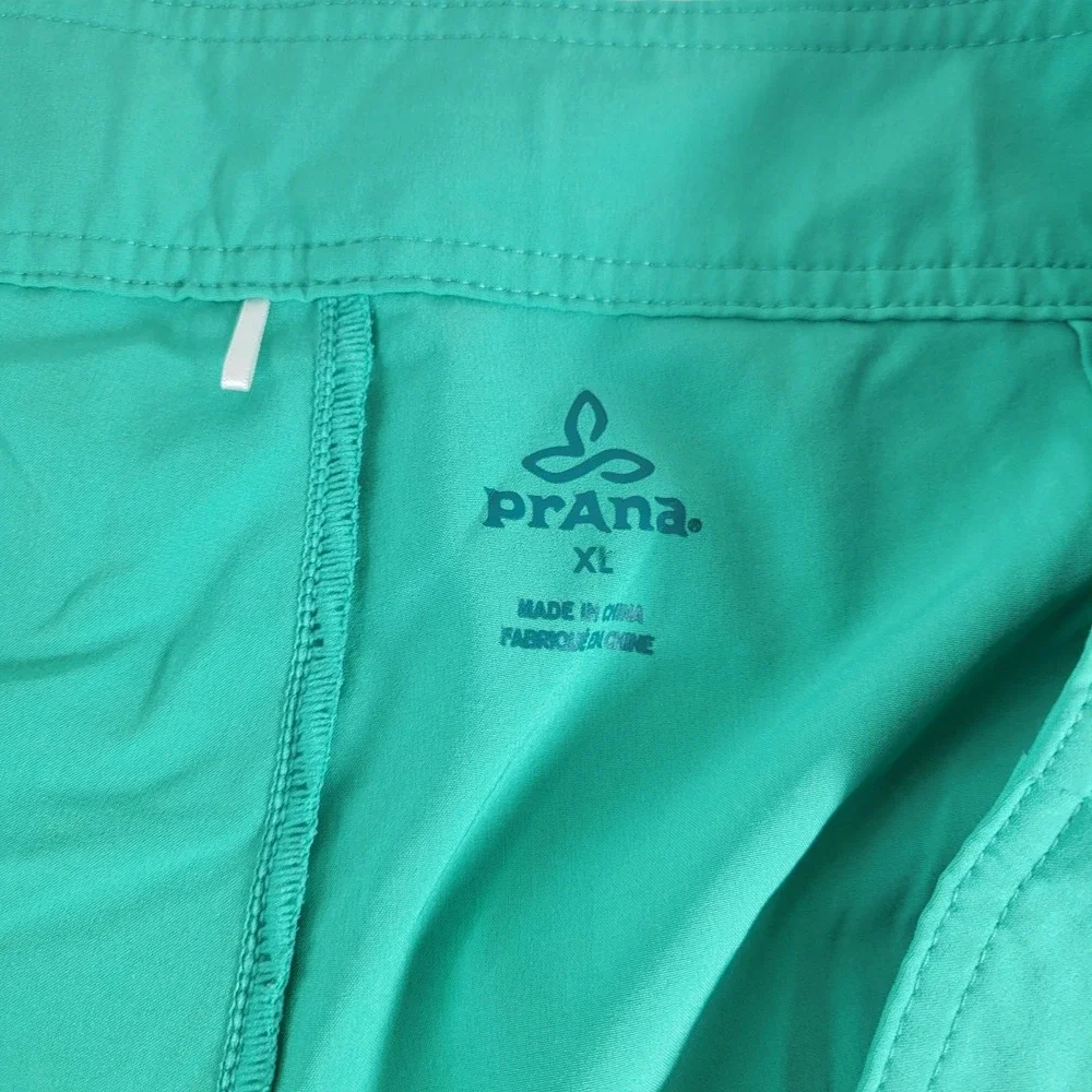 Prana‎ Men's 40x6 Unlined Green Lightweight Board Shorts Swim Trunks